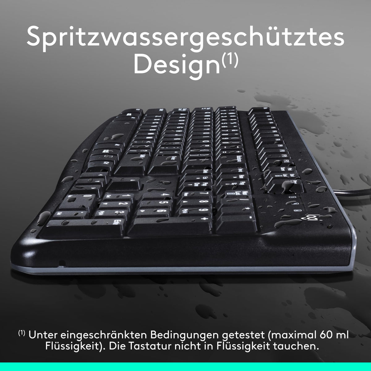 Logitech K120 Kabelgebundene Tastatur für Windows