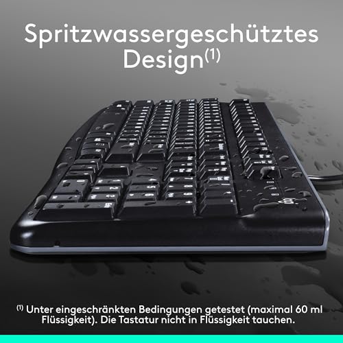 Logitech K120 Kabelgebundene Tastatur für Windows