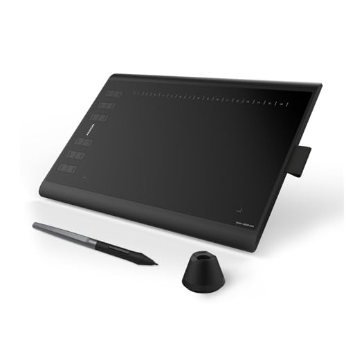 HUION Inspiroy H1060P Grafiktablett, 10x6.25 Zoll, 12 Hotkeys