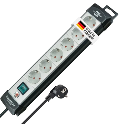 Brennenstuhl Premium-Line Steckdosenleiste 6-Fach, 5m