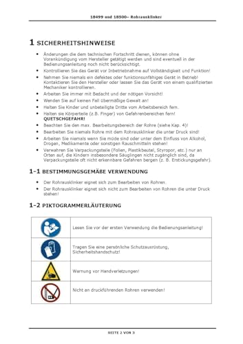 DEMA Rohrausklinker 3/4–1 1/4 Zoll – Rohrausschneider, Ausklinkergerät, Rohrbearbeitungswerkzeug – präzise, robust, effizient – für Handwerk & Bau