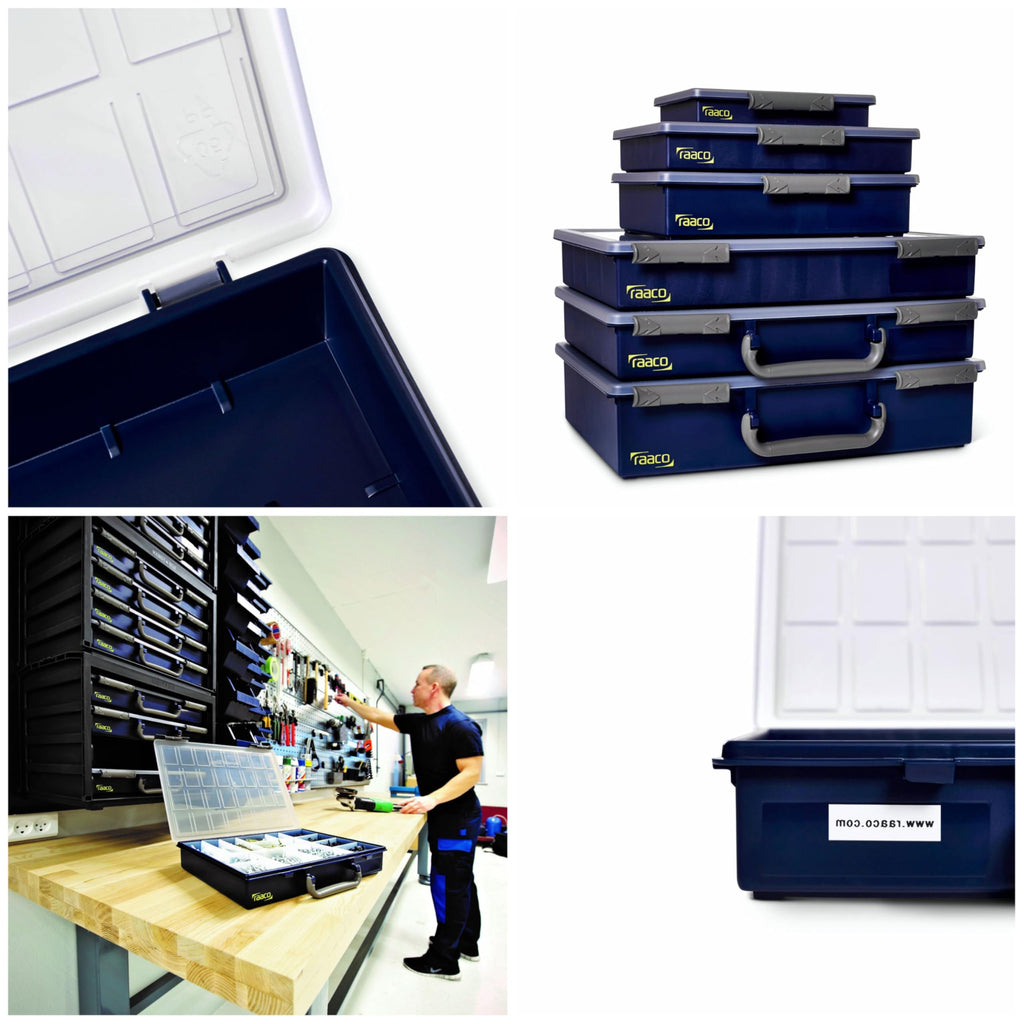Raaco Assorter 55 4x8-15 Sortierbox, 15 Einsätze, Sichere Aufbewahrung