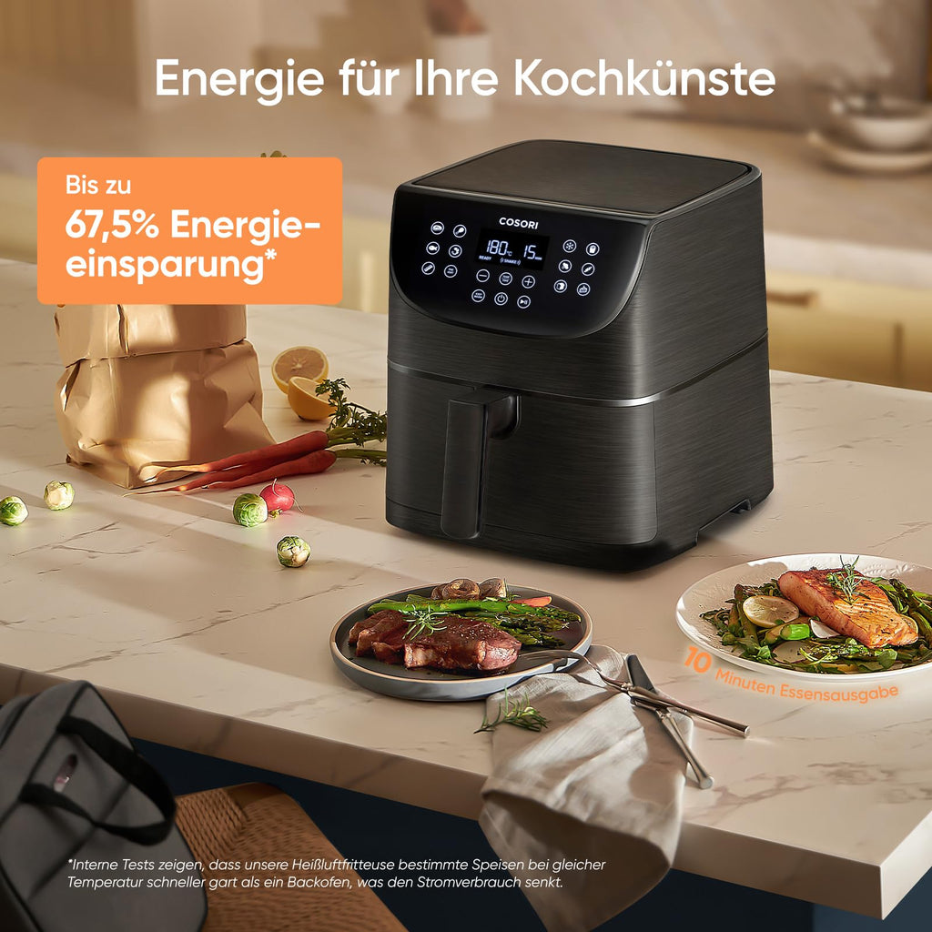 Cosori Airfryer, mit Shake-Reminder, 11-in-1 5,5L Heißluftfritteuse