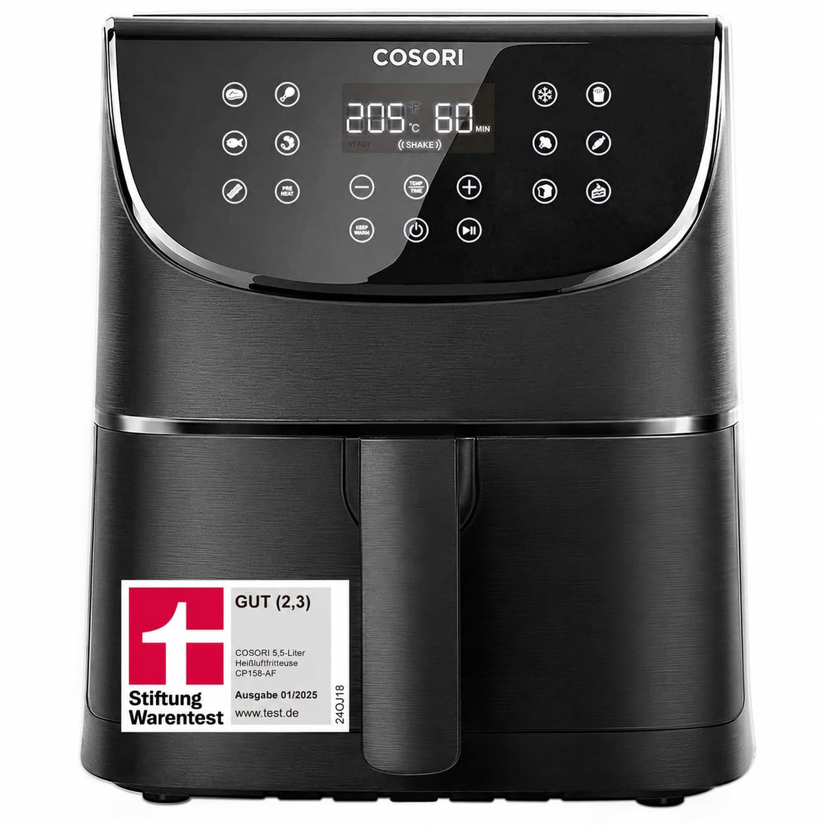 Cosori Airfryer, mit Shake-Reminder, 11-in-1 5,5L Heißluftfritteuse