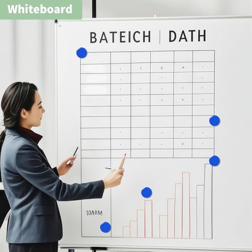 20 Stück Magnete für magnettafel - Kleine Magnete stark | Blaue Mini Runde Kühlschrankmagnete & Whiteboard Magnet | Tafelmagnete mit Starkem Halt für Pinnwand, Magnetwand, Küche & Büro
