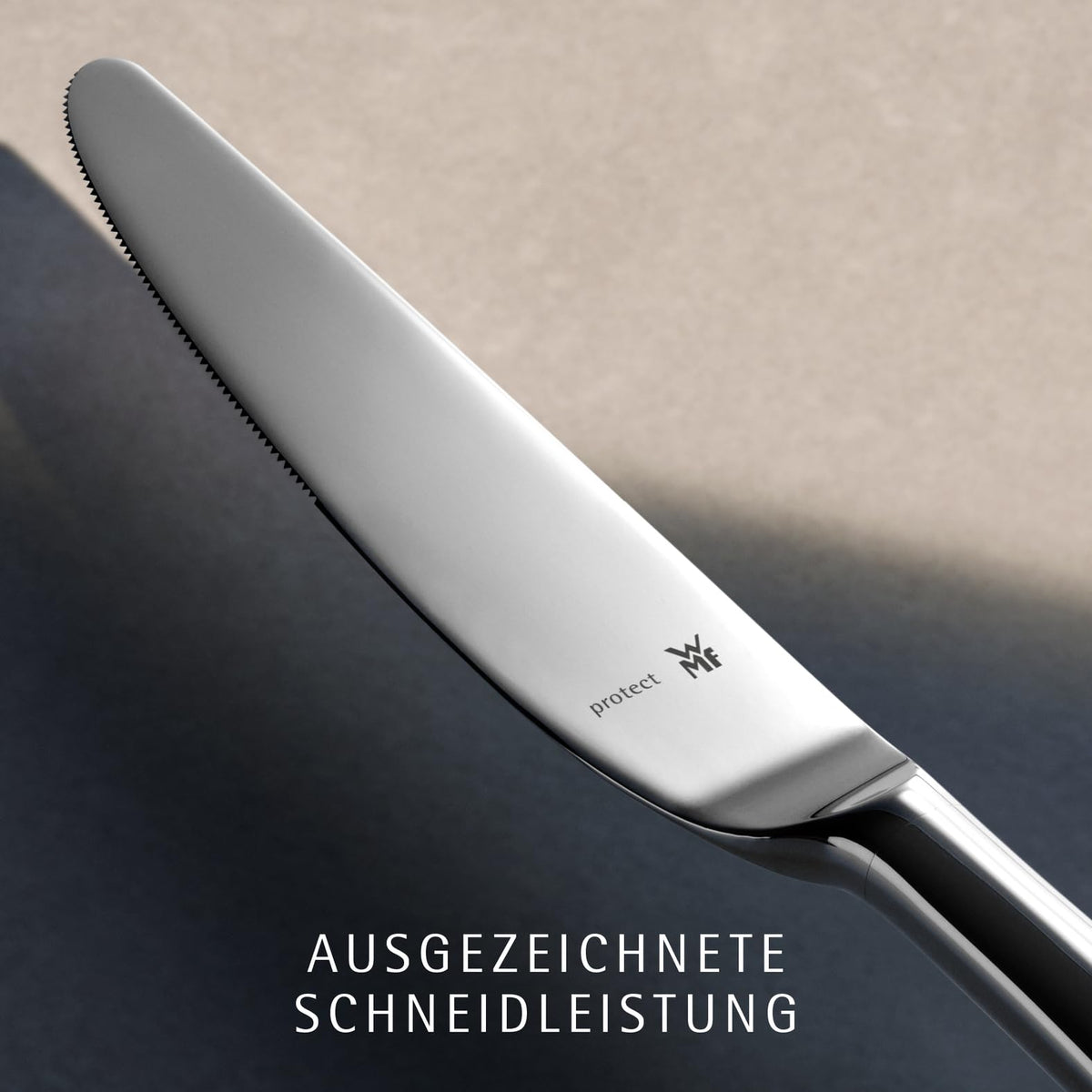 WMF Flame Plus Edelstahl Besteck Set 6 Personen, Essbesteck Set 30 teilig, Hohlheftmesser, Cromargan protect poliert, kratzbeständig, spülmaschinenfest