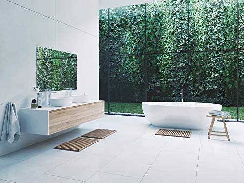 Homestyle Facettenspiegel ohne Rahmen – Hochwertiger Wandspiegel mit geschliffenen Kanten, eleganter Kristallspiegel für Bad, Flur, Wohnzimmer und Schlafzimmer - 60 x 80 cm