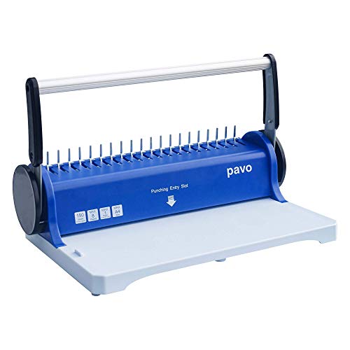 PAVO Bindemaschine Bindegerät SMARTMASTER 2 Bindegerät inkl. 75 tlg. Starterset / Nur für kurze Zeit: Beinhaltet ein 75 teiliges Starterset inkl. Binderücken, Deckblätter und Rückwände