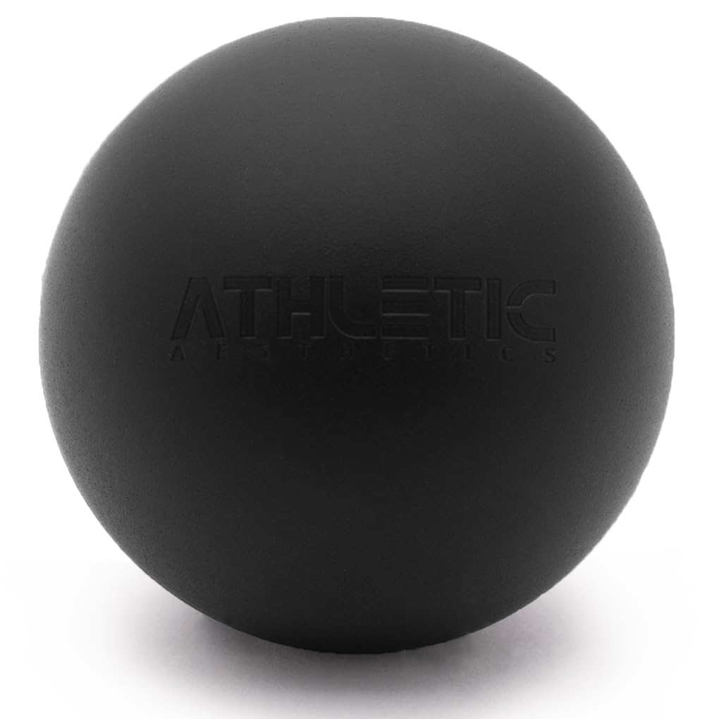 ATHLETIC AESTHETICS Massage-Ball [6cm Durchmesser] - Als Lacrosse-Ball und Faszien-Ball zur Selbstmassage und zur Triggerpunkttherapie (genaue Behandlung von Verspannungen) geeignet