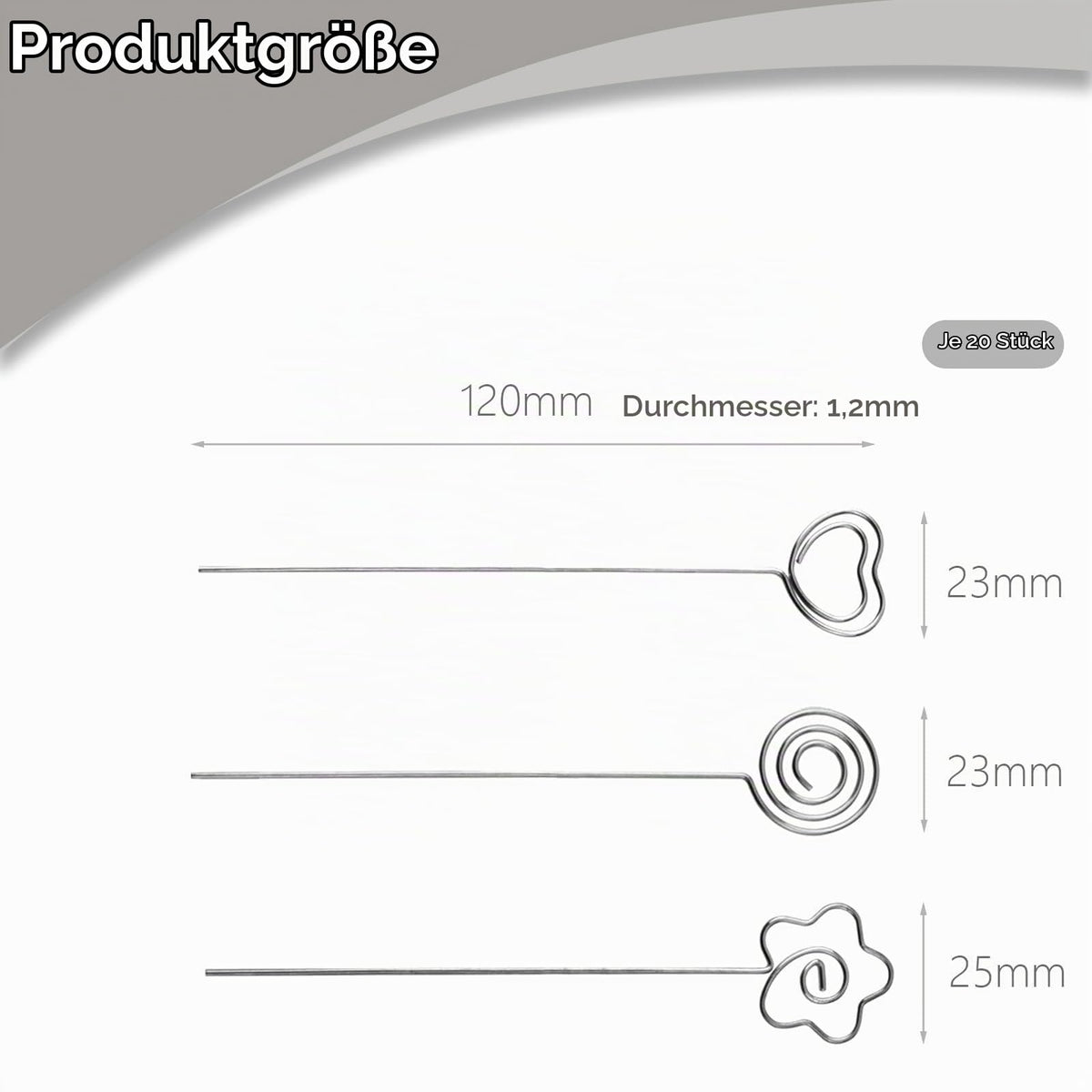 60 Metall Fotohalter, Memo Clip Mit Klammern - Herz, Rund und Blütenförmig - Hinweis Kartenhalter, Tischnummer Clip, Flower Card Holder für Party Hochzeit