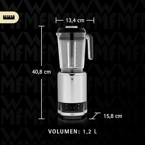 WMF Kult Pro Multifunktionsmixer Hochleistungsmixer, 30.000 U/min, Smoothie Maker, Standmixer, Ice-Crush Funktion, 4 Mixbehälter inkl. ToGo-Verschluss