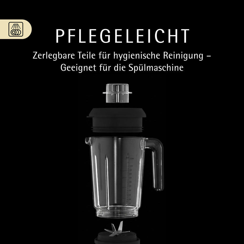 WMF Kult Pro Multifunktionsmixer Hochleistungsmixer, 30.000 U/min, Smoothie Maker, Standmixer, Ice-Crush Funktion, 4 Mixbehälter inkl. ToGo-Verschluss