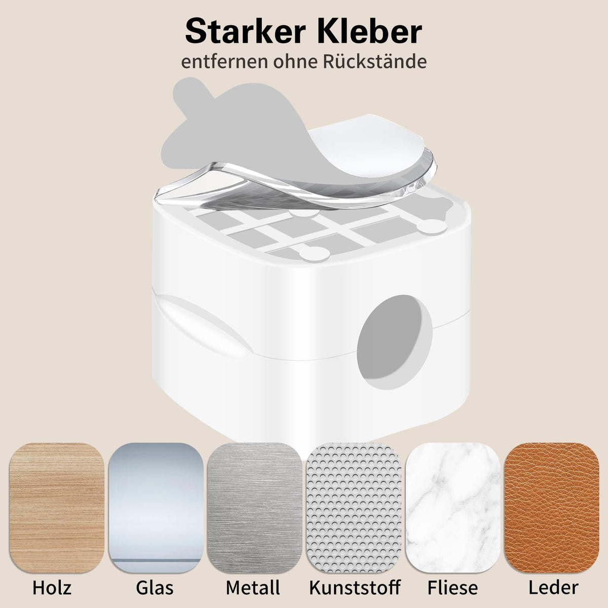 6-Pack Kabelhalter Schreibtisch, NISTARCE Kabelorganizer, Kabelclips Magnetisch[Starker Kleber] Telefon-Ladungskabel-Organisator für Schreibtisch, Zuhause, Büro, Auto (Weiß)
