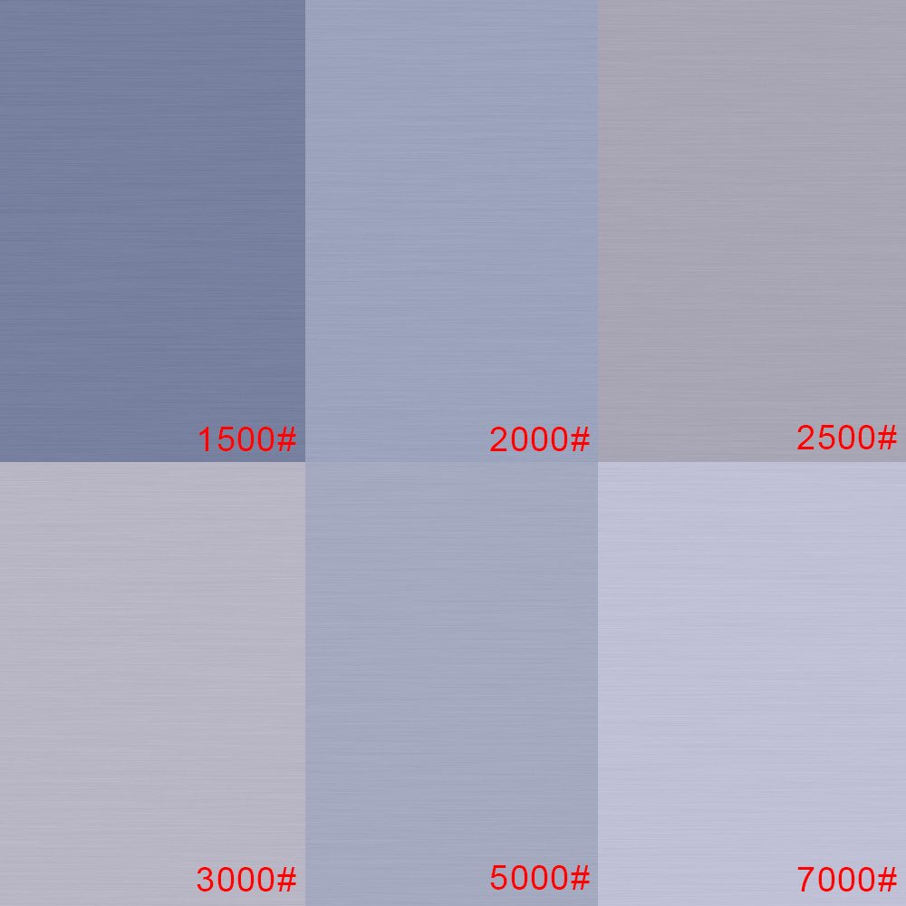 SIQUK 36 Stück Schleifpapier Set 1500 2000 2500 3000 5000 7000 Grit Schleifpapier Sortiment Trocken/Nass Sandpapier für das Automobilschleifen von Holzmöbeln, 9 x 3,6 Zoll