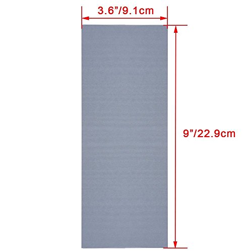SIQUK 36 Stück Schleifpapier Set 1500 2000 2500 3000 5000 7000 Grit Schleifpapier Sortiment Trocken/Nass Sandpapier für das Automobilschleifen von Holzmöbeln, 9 x 3,6 Zoll