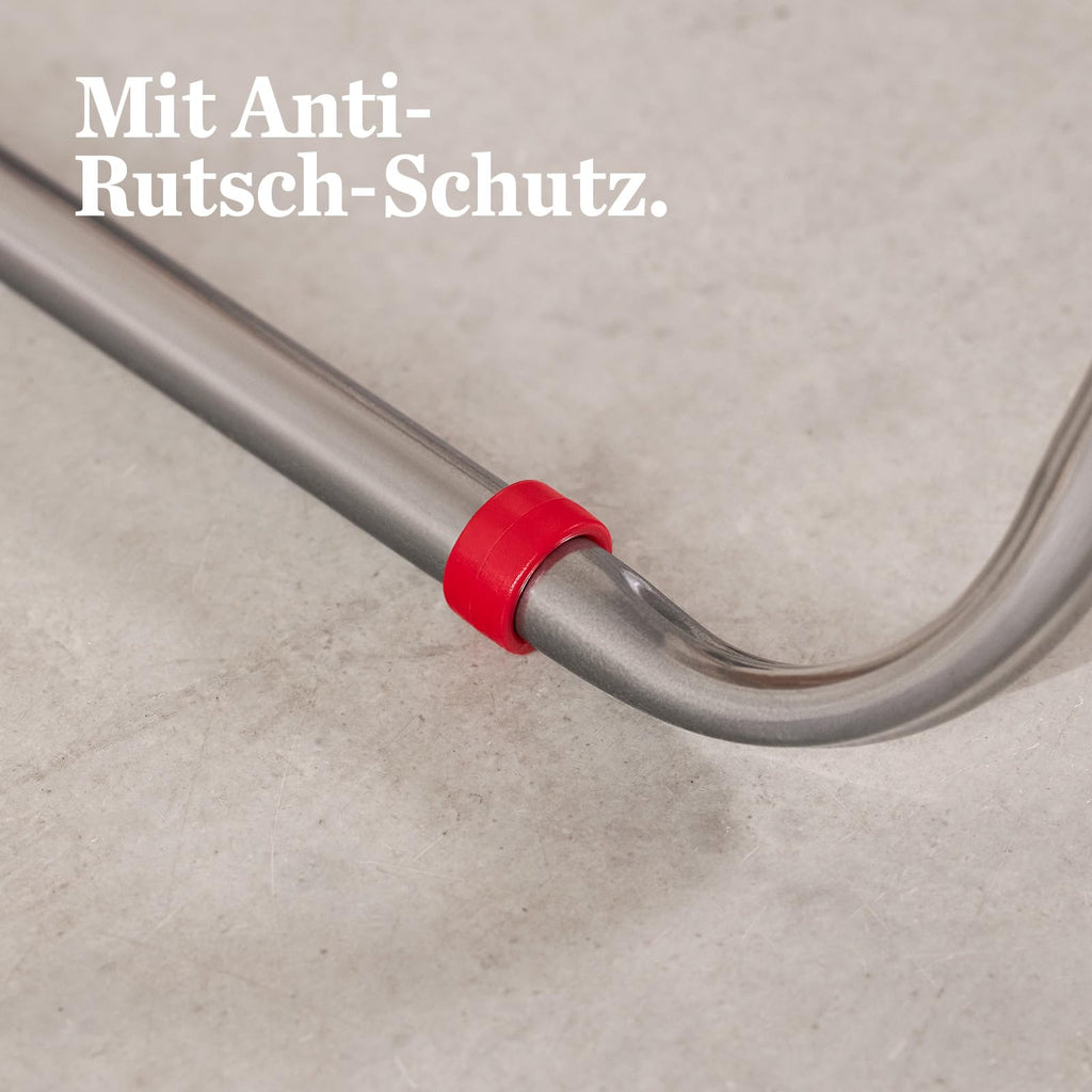 Rayen | Aluminium-Wäscheständer | Mit 20 Meter Fläche | Flügelblockiersystem | Klappbar und rutschfest | Wäscheständer mit XXL-Stäben | Für Innen und Außen | 177 x 55 x 92 cm