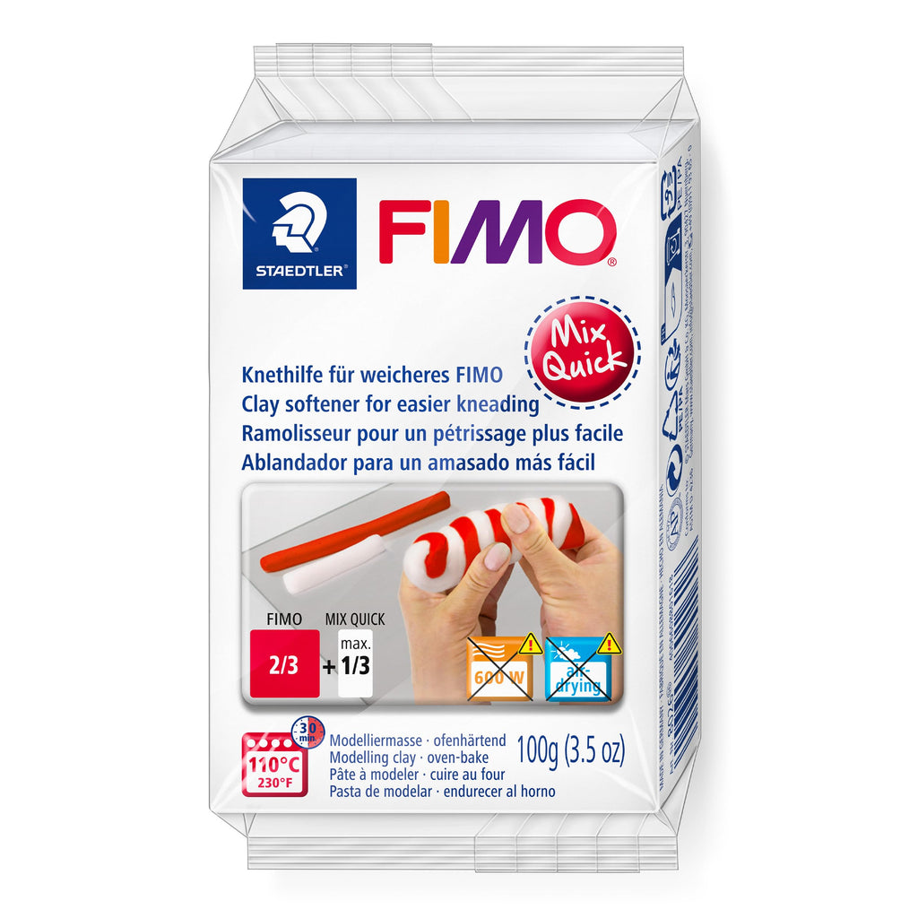 STAEDTLER 8026 Fimo Modelliermasse (Mix Quick, Knethilfe)