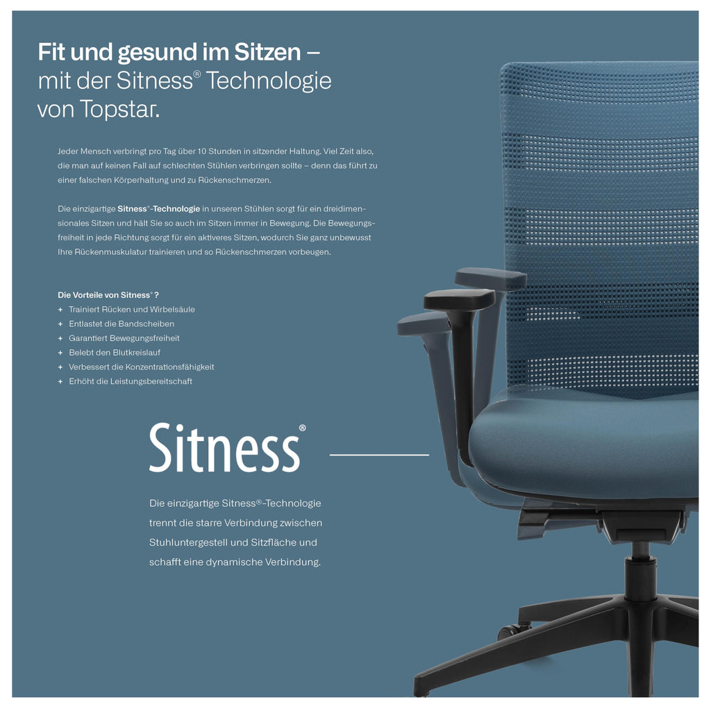 TOPSTAR SITNESS Bob Sitzhocker schwarz