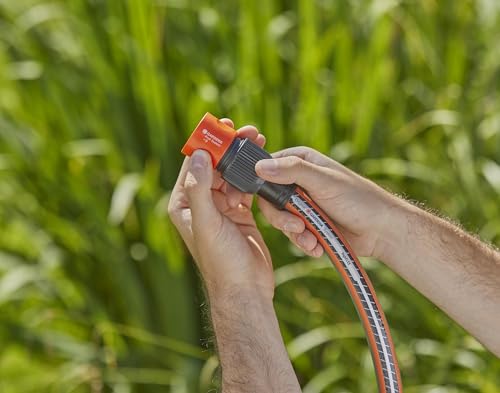 Gardena Profi-System-Schlauchstück: Schlauchanfang mit Schnellkupplung, Klemmmutter für hohe Haltkraft, geeignet für 19 mm (3/4 Zoll)-Schläuche (2817-20)