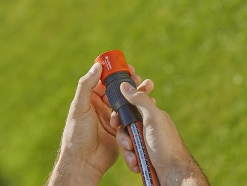 Gardena Profi-System-Schlauchstück: Schlauchanfang mit Schnellkupplung, Klemmmutter für hohe Haltkraft, geeignet für 19 mm (3/4 Zoll)-Schläuche (2817-20)