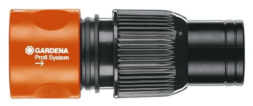 Gardena Profi-System-Schlauchstück: Schlauchanfang mit Schnellkupplung, Klemmmutter für hohe Haltkraft, geeignet für 19 mm (3/4 Zoll)-Schläuche (2817-20)
