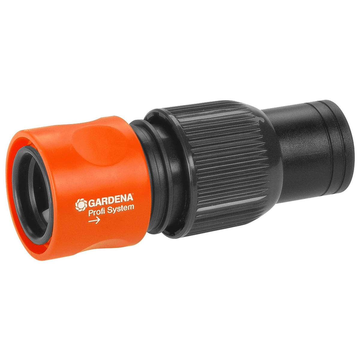 Gardena Profi-System-Schlauchstück: Schlauchanfang mit Schnellkupplung, Klemmmutter für hohe Haltkraft, geeignet für 19 mm (3/4 Zoll)-Schläuche (2817-20)