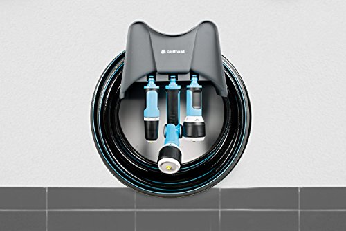 CELLFAST Schlauchhalter Wand Halterung Schlauchaufhängung Gartenschlauch Aufhänger Wasserschlauchhalter 25/30 m