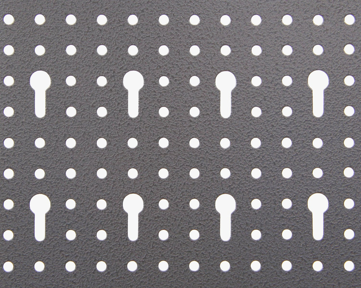 Ondis24 Werkzeugwand Lochwand aus Metall Werkstattwand mit Euro-Lochung 60 x 40 cm