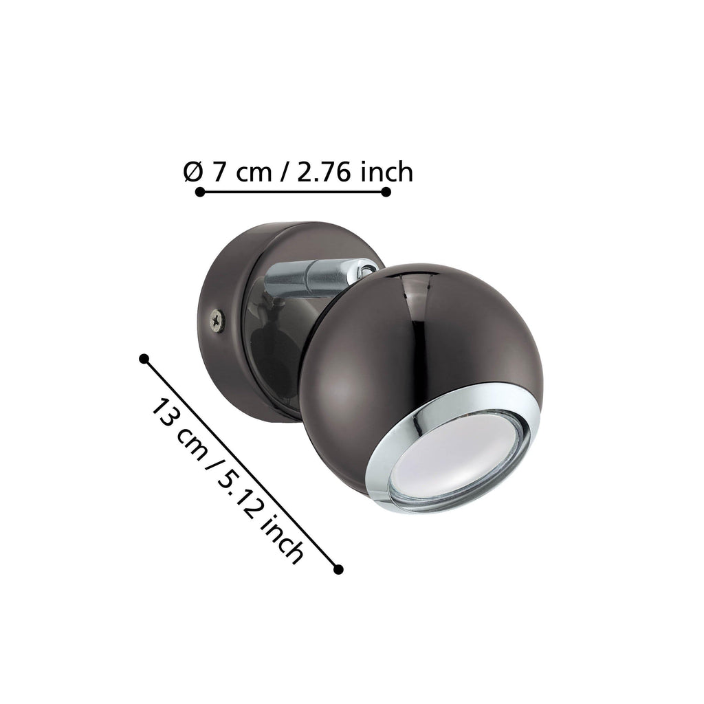 EGLO LED Wandlampe Bimeda, Wandleuchte Wandstrahler