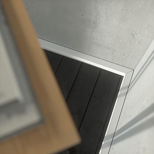 Kabelkanal Selbstklebend Weiss 1m (10 Stk. - 12x12mm klein) - 10m Kabelkanäle mit Schaumklebeband fertig für Montage an der Wand - 12x12mm