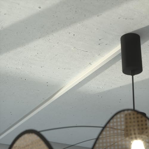 Kabelkanal Selbstklebend Weiss 1m (10 Stk. - 12x12mm klein) - 10m Kabelkanäle mit Schaumklebeband fertig für Montage an der Wand - 12x12mm