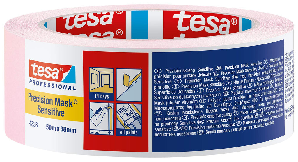 Tesa Präzisionskrepp/Abdeckband Sensitive, 50 m x 50mm