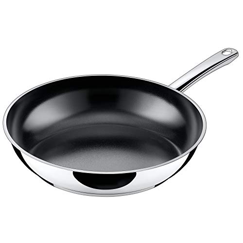 Silit Talis Bratpfanne Induktion 28 cm, Edelstahl Bratpfanne beschichtet, Pfanne Keramikbeschichtung, backofenfest