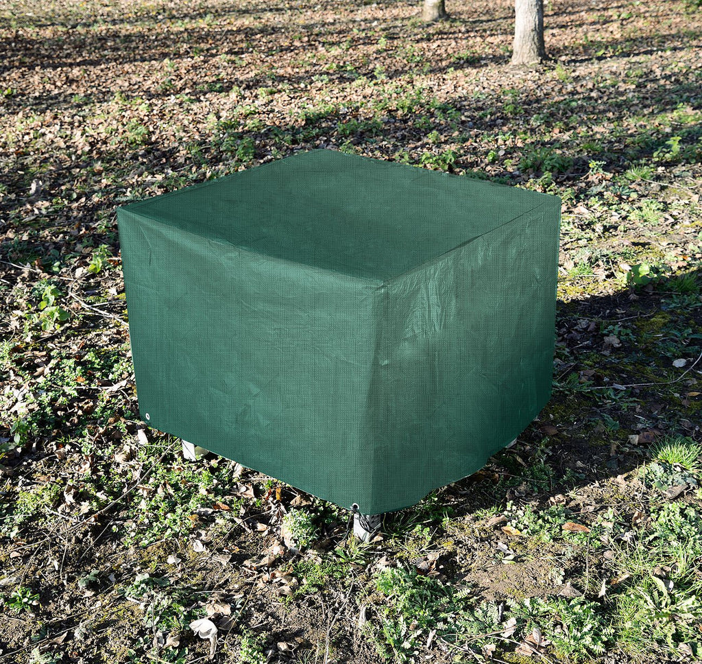 Royal Gardineer Gartensofa Abdeckung: Gewebe-Abdeckplane 2er-Lounge-Gartensofa, 120 x 95 x 80 cm, 110 g/m² (Schutzhülle, Lounge Abdeckung, EIS)