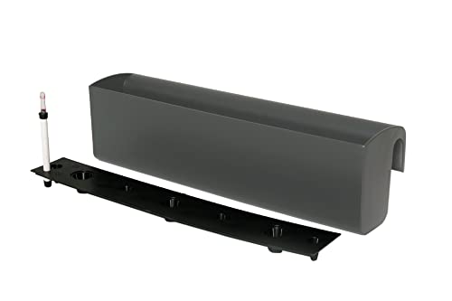 VIVANNO Balkonkasten 80 cm mit Halterung & Bewässerung BALKONA Classico