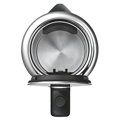 WMF Küchenminis Mini Reise-Wasserkocher Edelstahl 0,8l, elektrischer Wasserkocher mit Kalkfilter, 1800 W, kleiner Teekocher, edelstahl matt