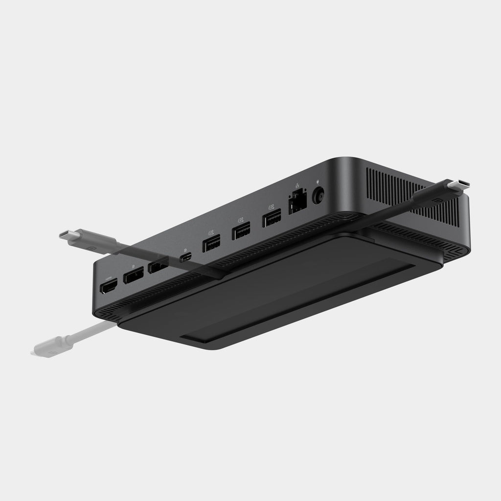 Dell Pro Dock WD25 – USB-C-Dockingstation mit 100W Ladeleistung, 4 Display-Support, 2X DP 1.4, HDMI 2.1, 6 USB-Ports, 2.5GbE Ethernet, Kompaktes Nachhaltigkeitsdesign