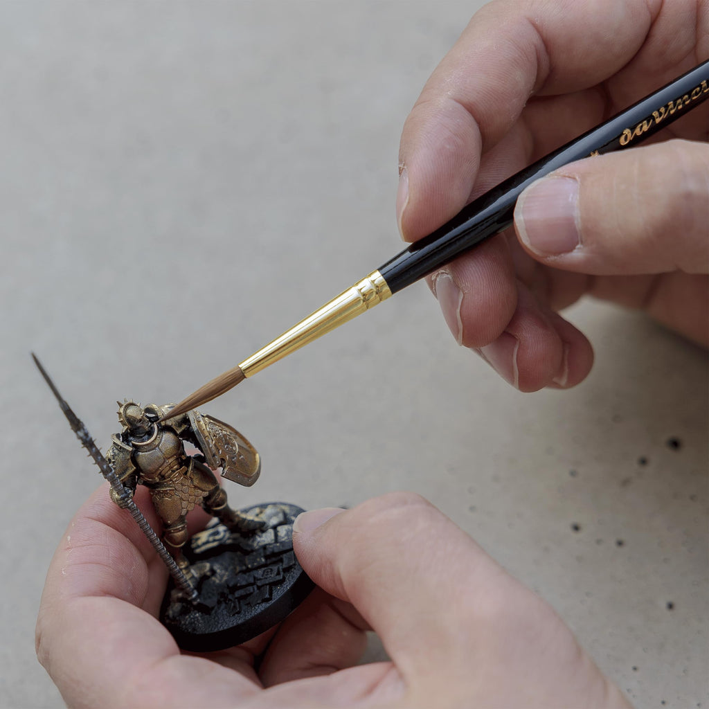 da Vinci, Harbin-KOLINSKY 1526Y, Aquarellmalerei, Rotmarderhaar, Künstlerpinsel, Öl- und Acrylmalpinsel, Gouache, Made in Germany, Rund, Größe 2