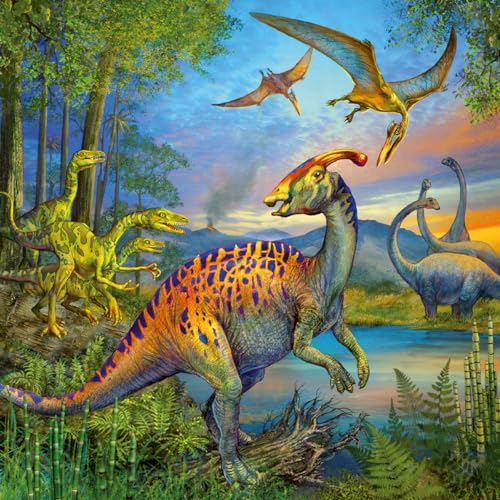 Ravensburger Puzzle Faszination Dinosaurier - 3x49 Teile Puzzle ab 5 Jahre