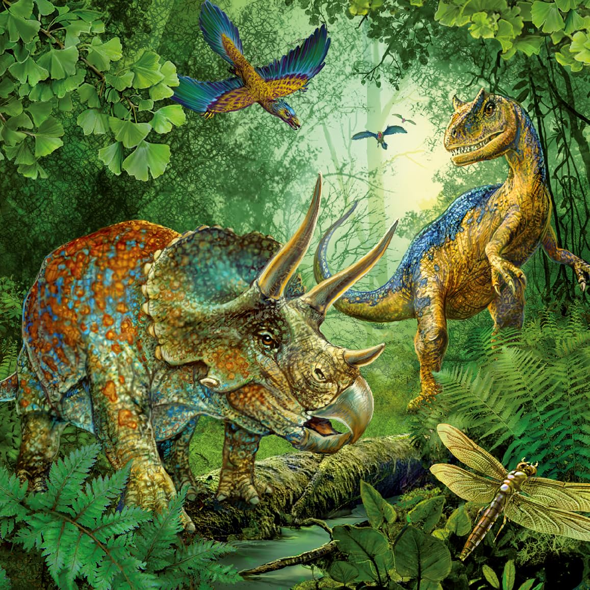 Ravensburger Puzzle Faszination Dinosaurier - 3x49 Teile Puzzle ab 5 Jahre