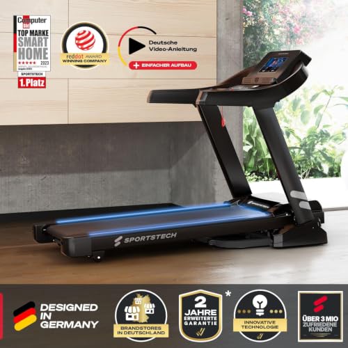 Sportstech, Profi Laufband mit 7 PS Motor, 150 kg belastbar F37s Pro