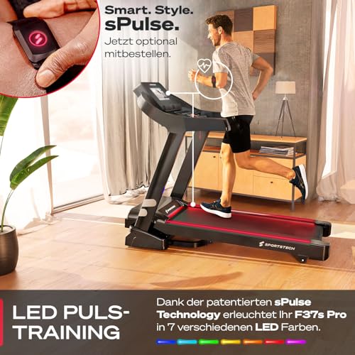 Sportstech, Profi Laufband mit 7 PS Motor, 150 kg belastbar F37s Pro