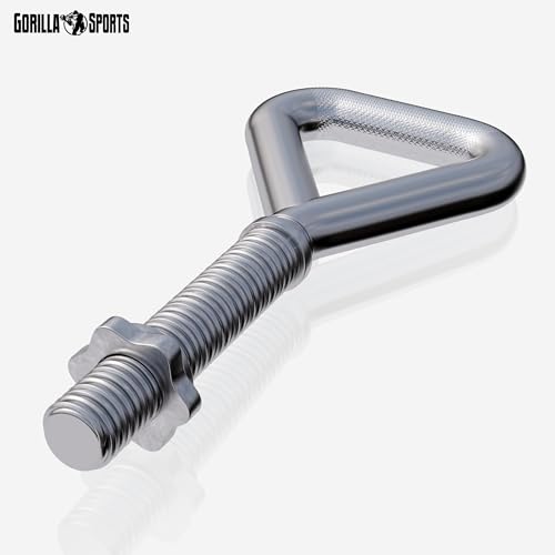 GORILLA SPORTS® Kettlebell verstellbar, 30/31 mm Scheiben, 50 kg, Chrom