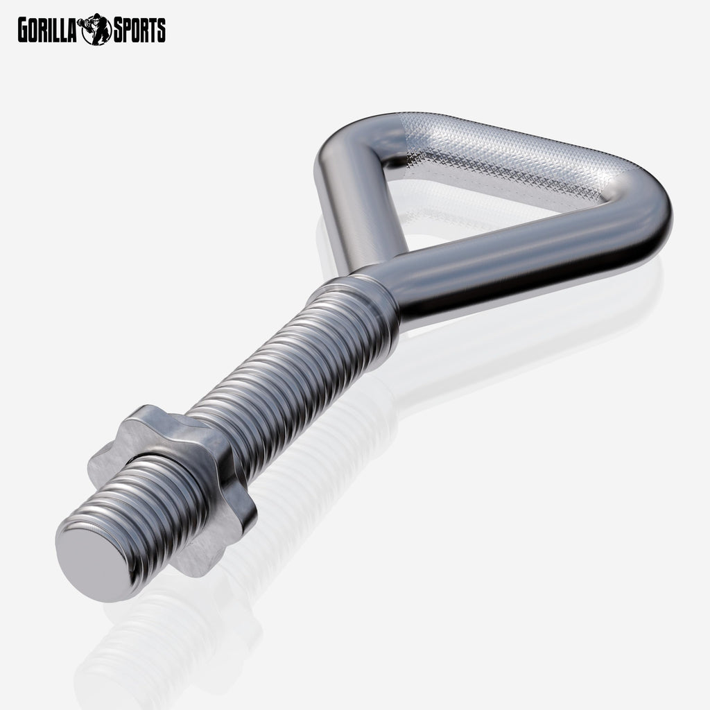 GORILLA SPORTS® Kettlebell verstellbar, 30/31 mm Scheiben, 50 kg, Chrom