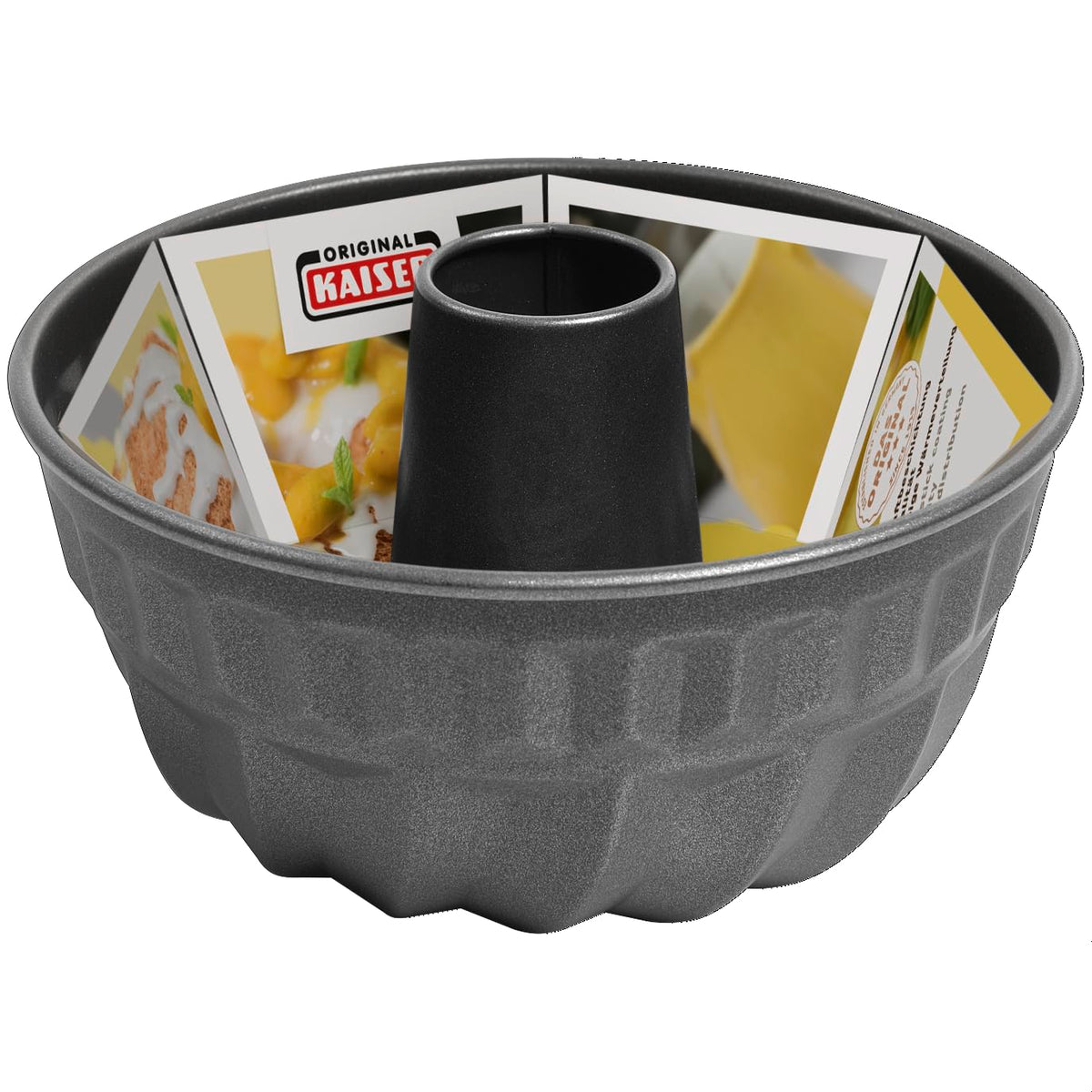 ORIGINAL KAISER Kaiser Classic Gugelhupfform 24 cm, Stahl, Schwarz