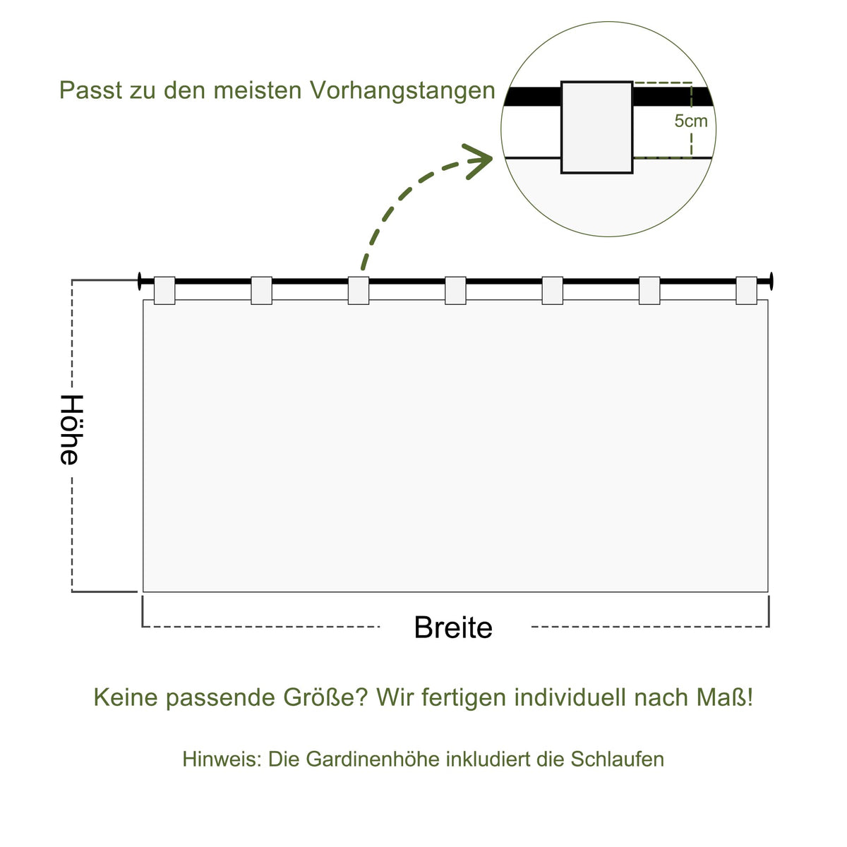 Joyswahl Bistrogardine Voile Schlaufen Scheibengardine Mia 45x90cm Grau