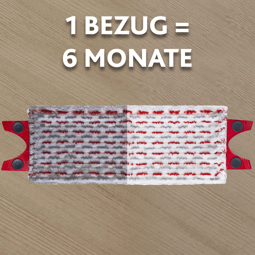 Vileda Ultramax Ersatzbezug für Bodenwischer | Mikrofaser Wischmopp-Bezug für alle Hartböden wie Parkett, Laminat & Fliesen - Waschmaschinengeeignet | 1 Stück