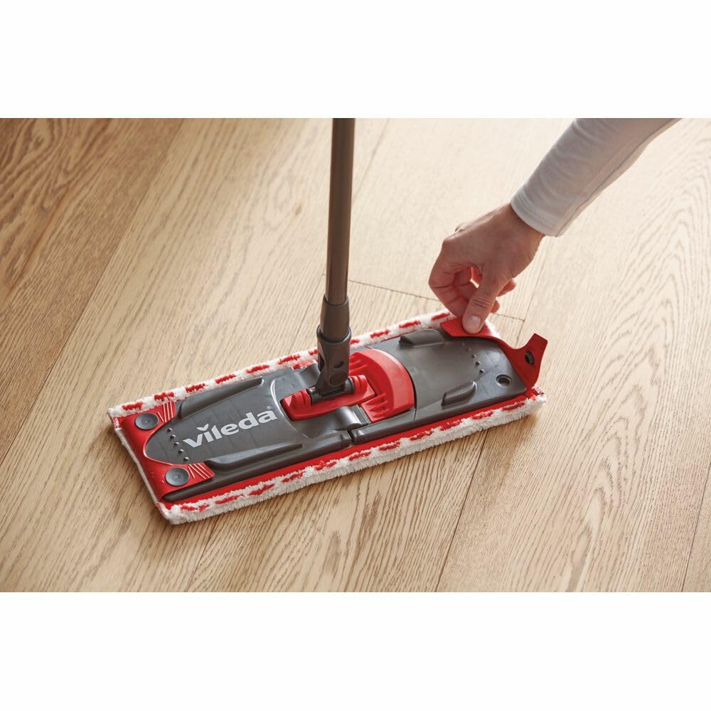 Vileda Ultramax Ersatzbezug für Bodenwischer | Mikrofaser Wischmopp-Bezug für alle Hartböden wie Parkett, Laminat & Fliesen - Waschmaschinengeeignet | 1 Stück
