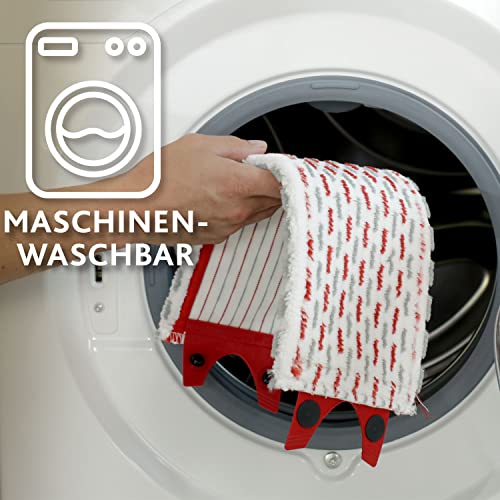 Vileda Ultramax Ersatzbezug für Bodenwischer | Mikrofaser Wischmopp-Bezug für alle Hartböden wie Parkett, Laminat & Fliesen - Waschmaschinengeeignet | 1 Stück