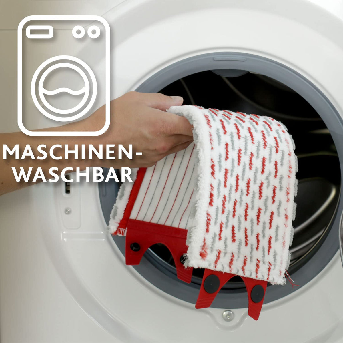 Vileda Ultramax Ersatzbezug für Bodenwischer | Mikrofaser Wischmopp-Bezug für alle Hartböden wie Parkett, Laminat & Fliesen - Waschmaschinengeeignet | 1 Stück